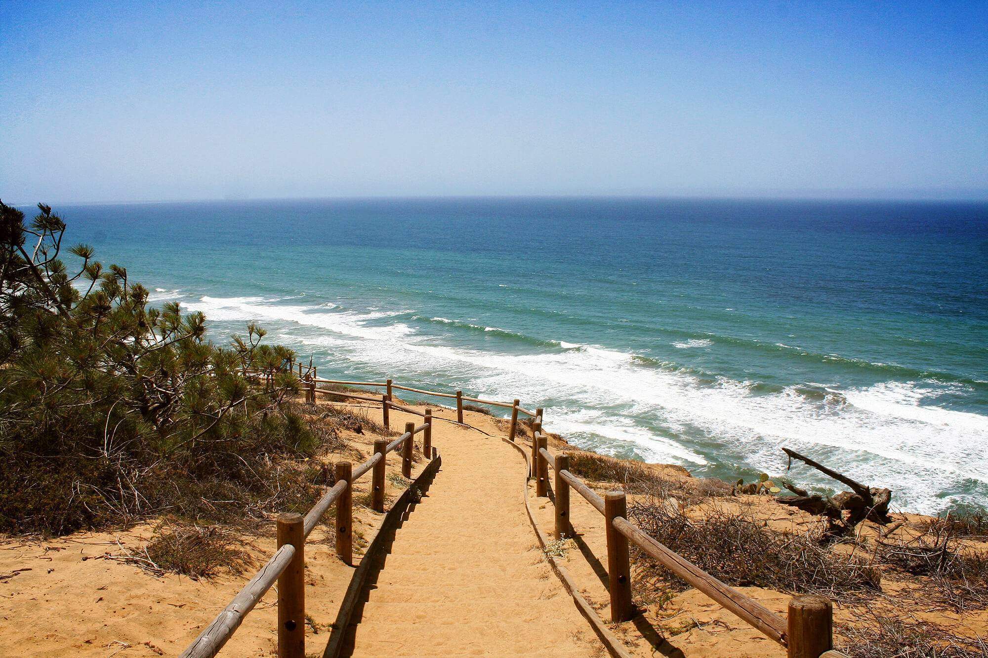 Hike Torrey Pines, one of San Diego's most scenic coastal parks.