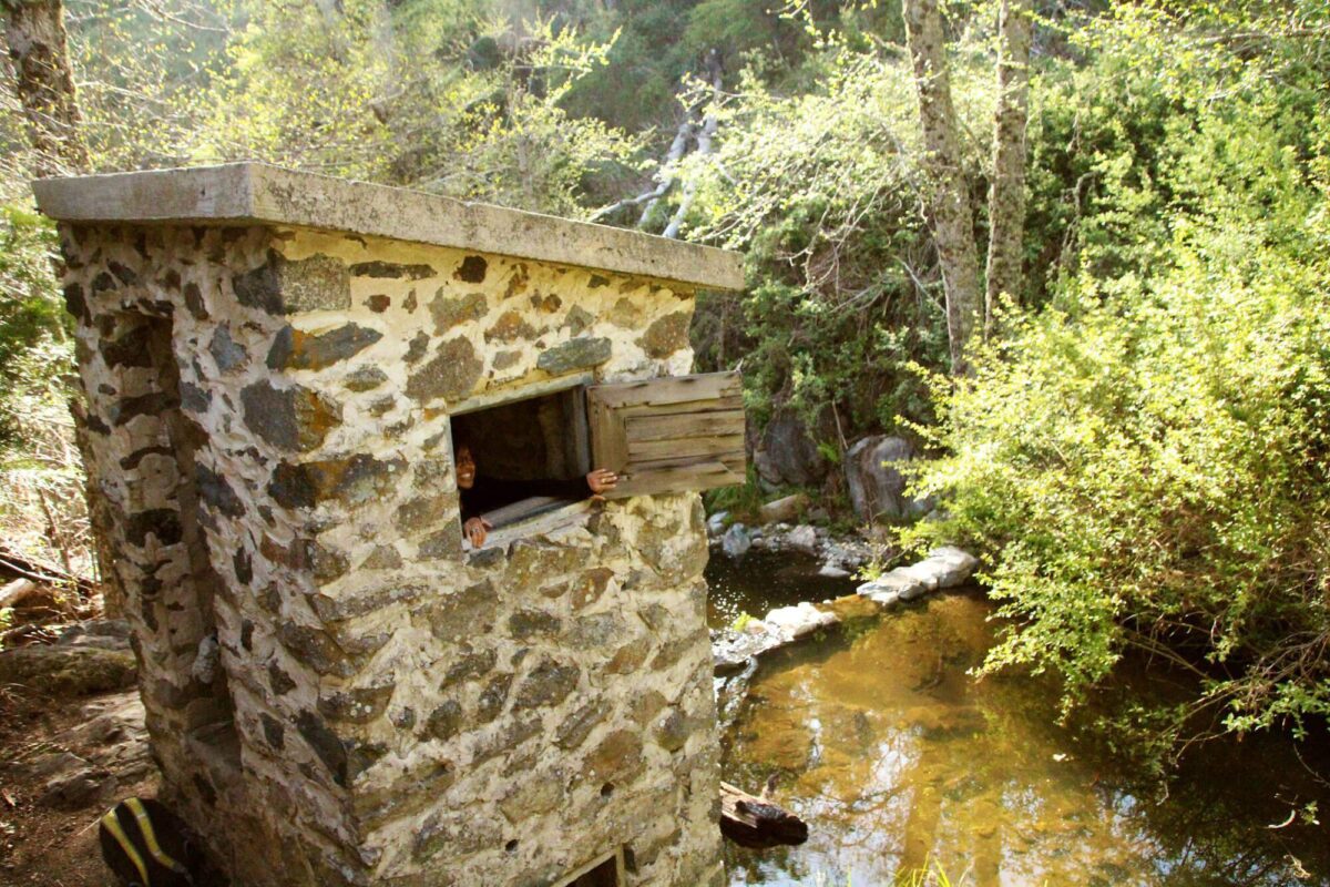 One of Palomar Mountain's day hikes takes you to a mysterious, stone structure called the Weir