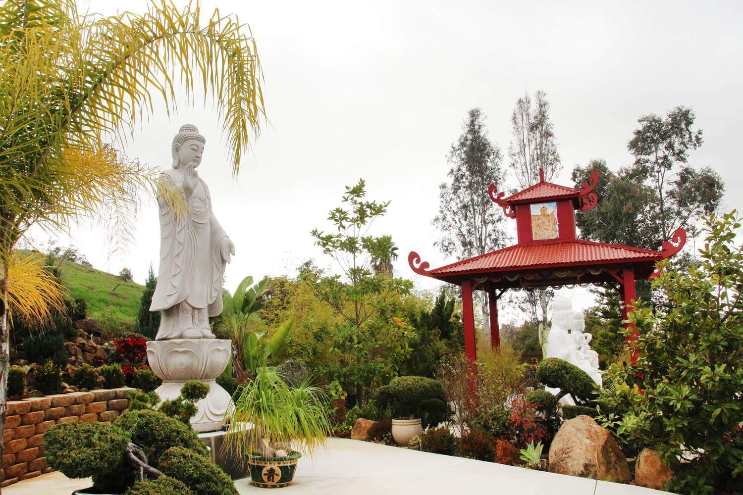 Visit the Phap Vuong Monastery, one of San Diego's beautiful Buddhist Monasteries located in Escondido