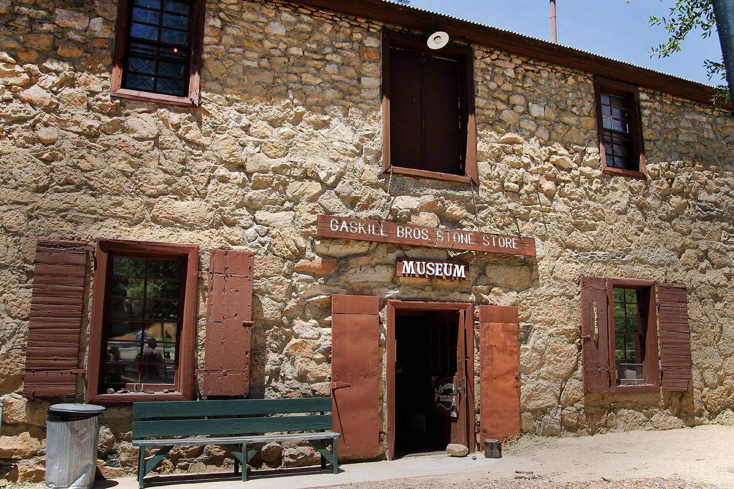 The Campo stone store museum was the result of a raid by border bandits in 1875. The store decided to re-build their store into a stone “fortress” to ensure protection from future issues.