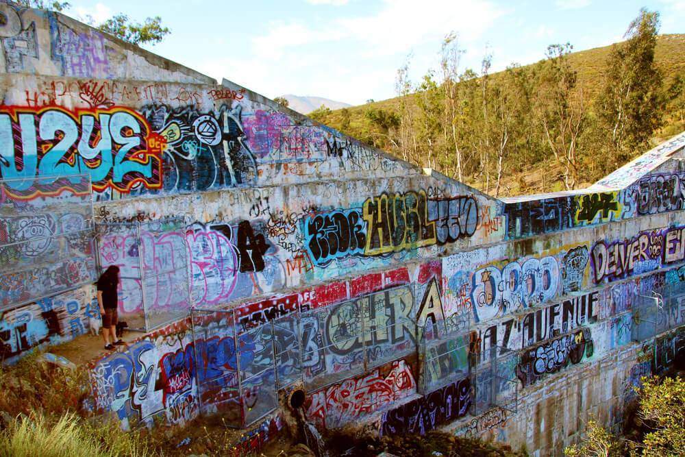 Hike Upper Otay Lake in Chula Vista and explore one of San Diego's coolest graffiti dams and reservoirs