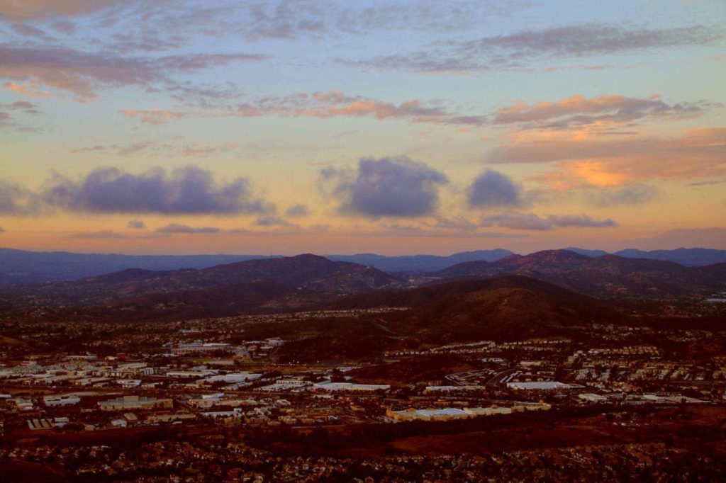 Check out one of San Diego's best panoramic views located in San Marcos, Double Peak Park!